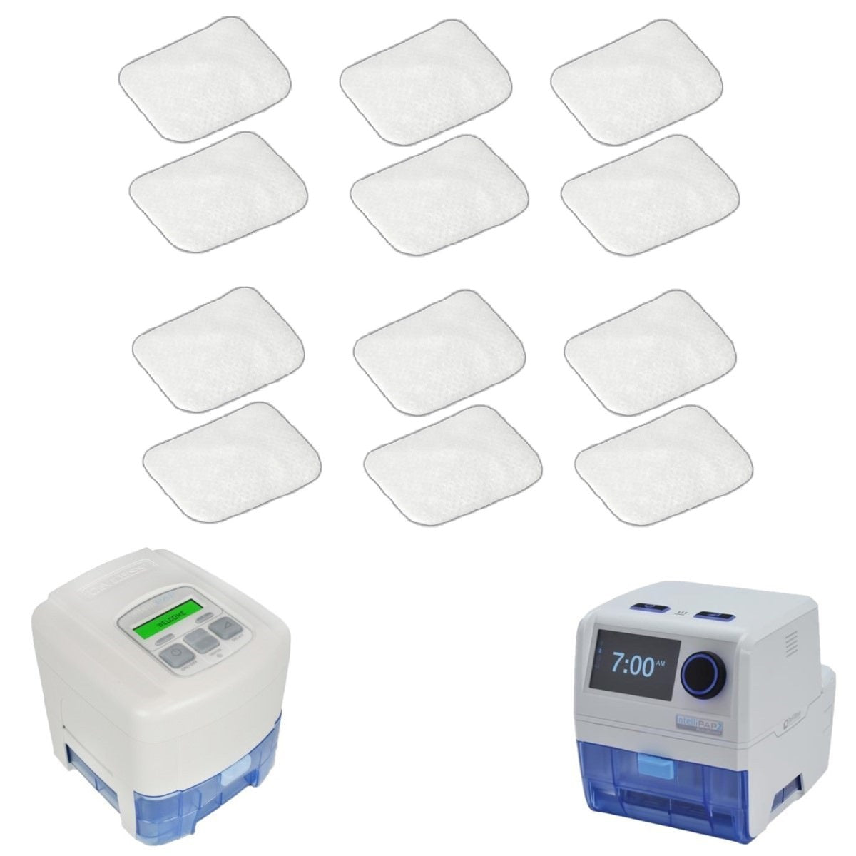 Stock Image of Sunset DeVilbiss IntelliPAP Series Disposable CPAP Filters