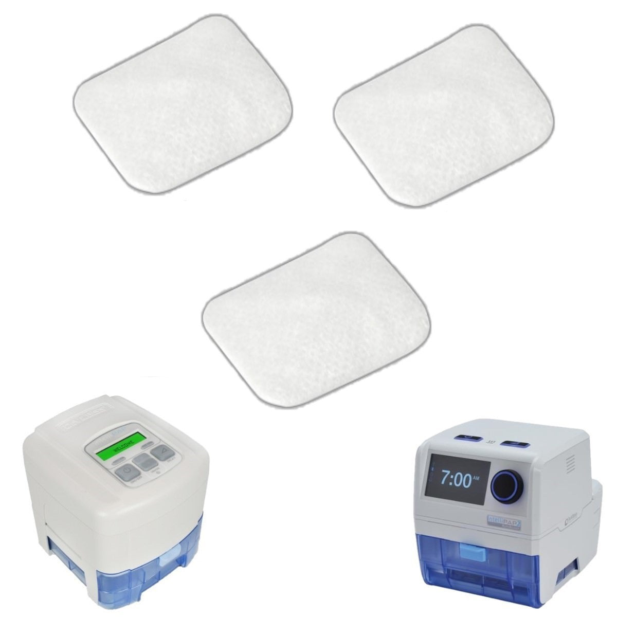 Stock Image of Sunset Disposable Filters for DeVilbiss IntelliPAP Series CPAP Machines