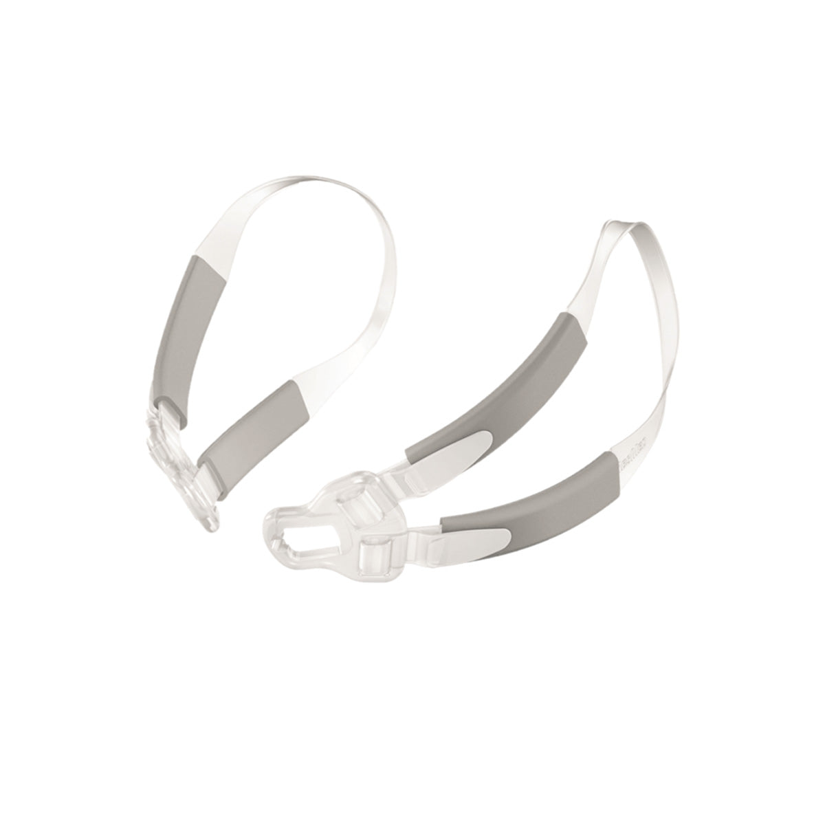Stock photo of ResMed Swift FX headgear and Bella Gray Loops Accessory Combo pack