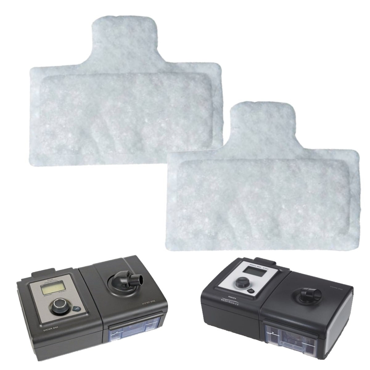 Stock photo of Spirit Medical Ultra Fine Filters for System One CPAP filters 2 pack