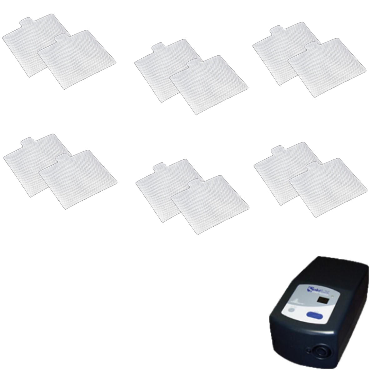 Stock photo of Spirit Medical Respironics Solo or Aria LX 12 pack CPAP filters