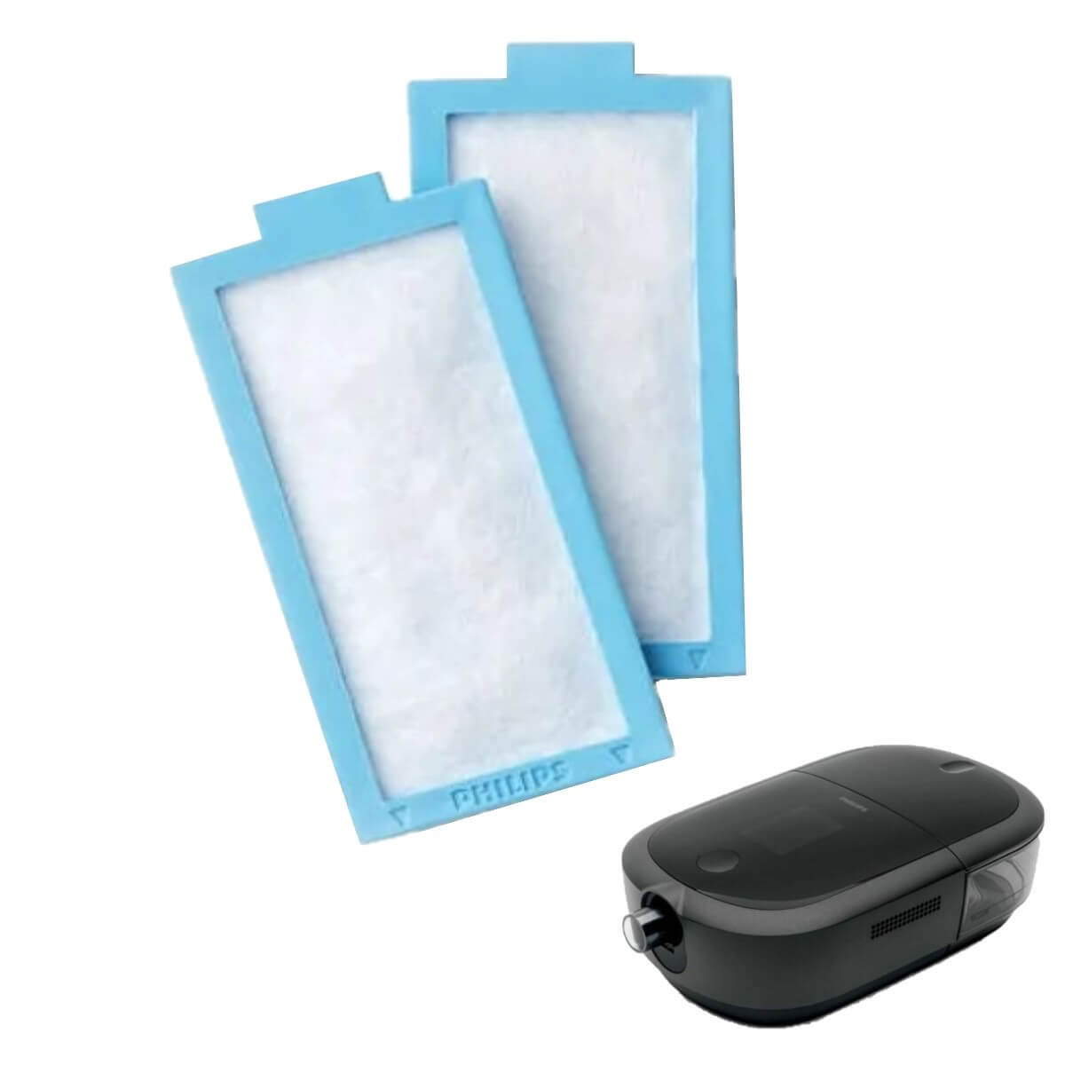 Stock photo of Philips Respironics DreamStation 2 ultra fine filters OEM 2 pack
