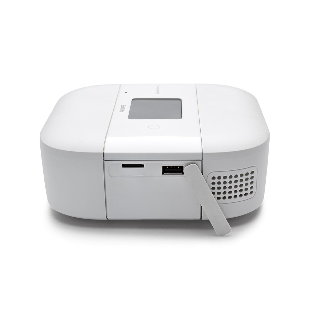 Stock photo of certified refurbished Philips Respironics DreamStation Go Travel CPAP machine