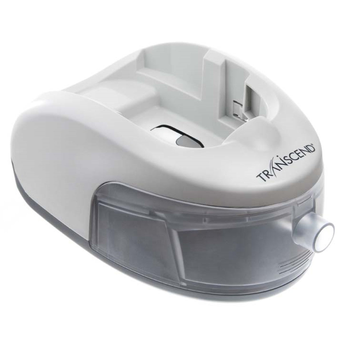 Stock photo of Somnetics Transcend water chamber in the transcend heated humidifier