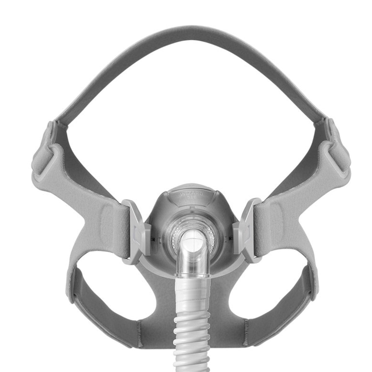 Front facing stock photo of Apex Medical Wizard 510 nasal CPAP mask system