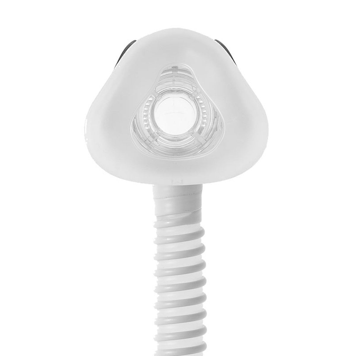 Stock photo of Apex Medical Wizard 510 nasal CPAP mask cushion and short tube attached