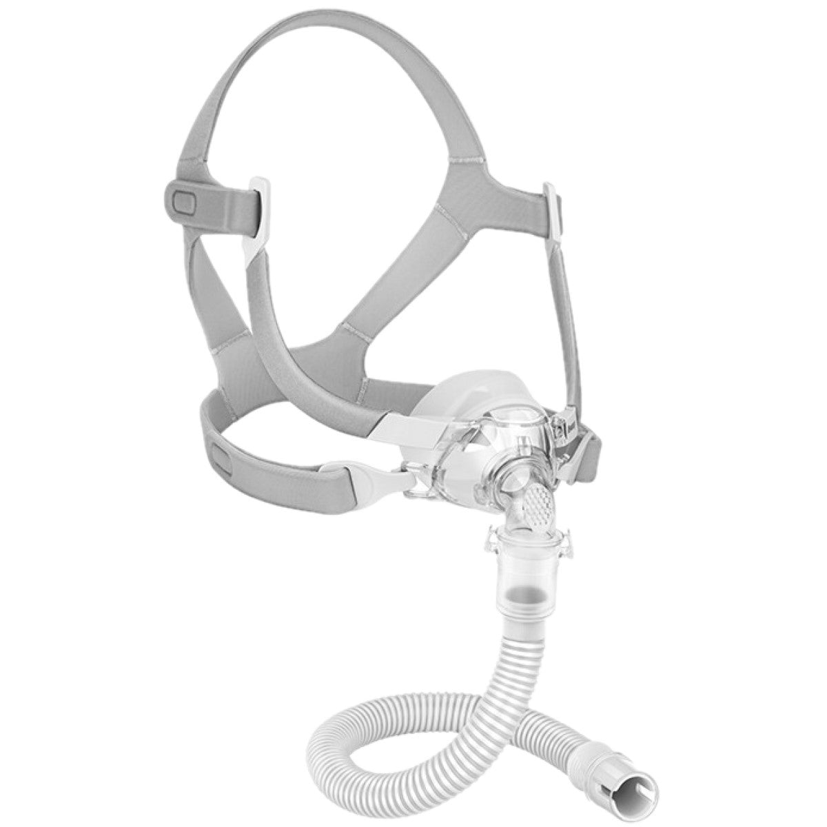 Right angled stock photo of Yuwell BreathWear nasal CPAP mask