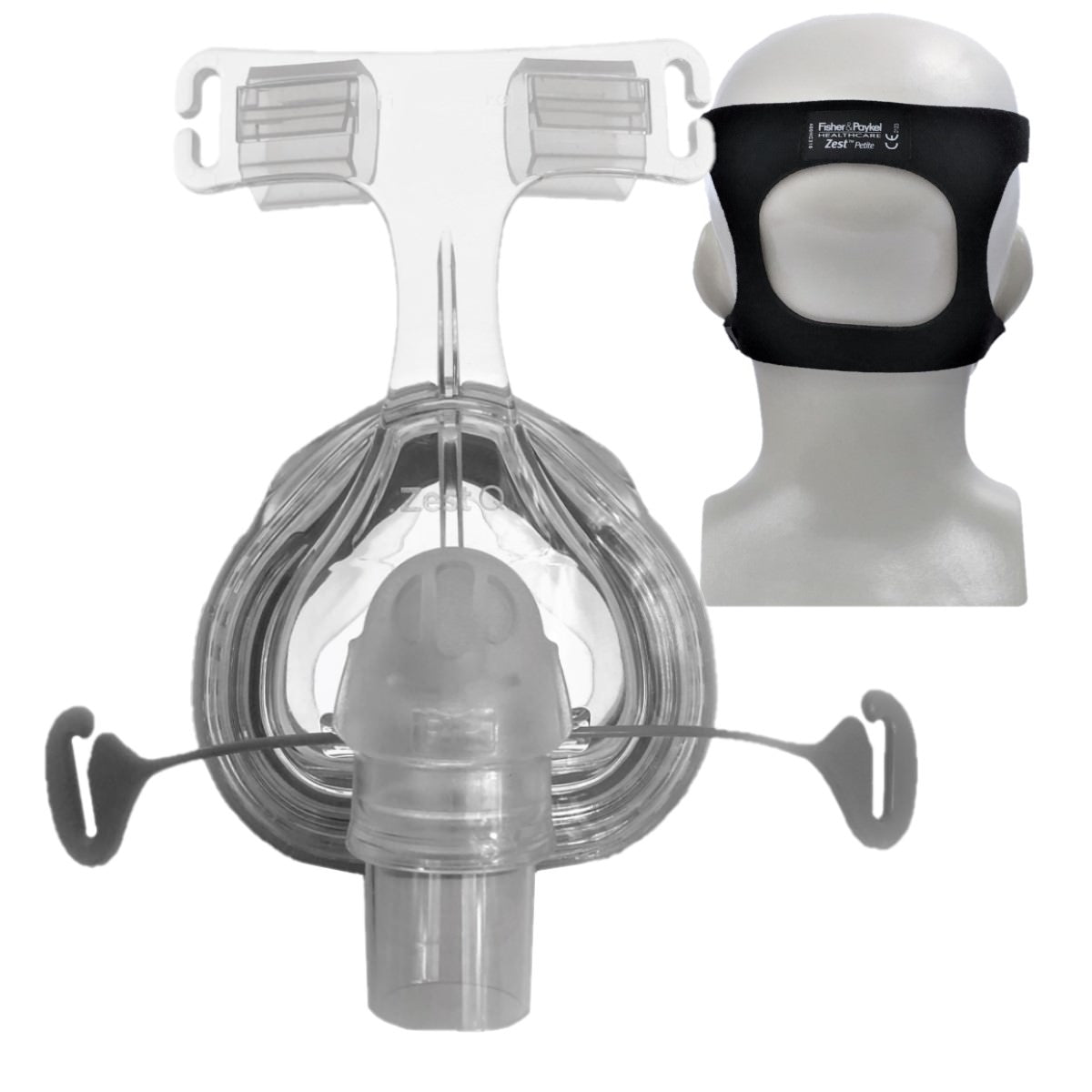 Stock photo of Zest Q mask without Zest Petite headgear attached to it