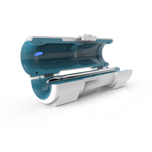 Inside View of React Health's 3B Lumin Bullet UV CPAP Hose Cleaner