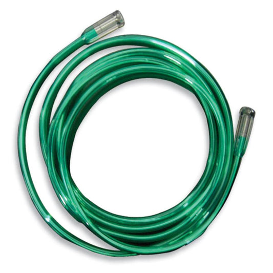 Stock Image of 50ft. Disposable Green Oxygen Tubing 