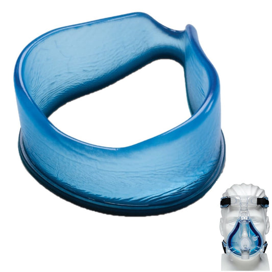 Stock photo of Philips Respironics ComfortGel Blue full face CPAP mask cushion