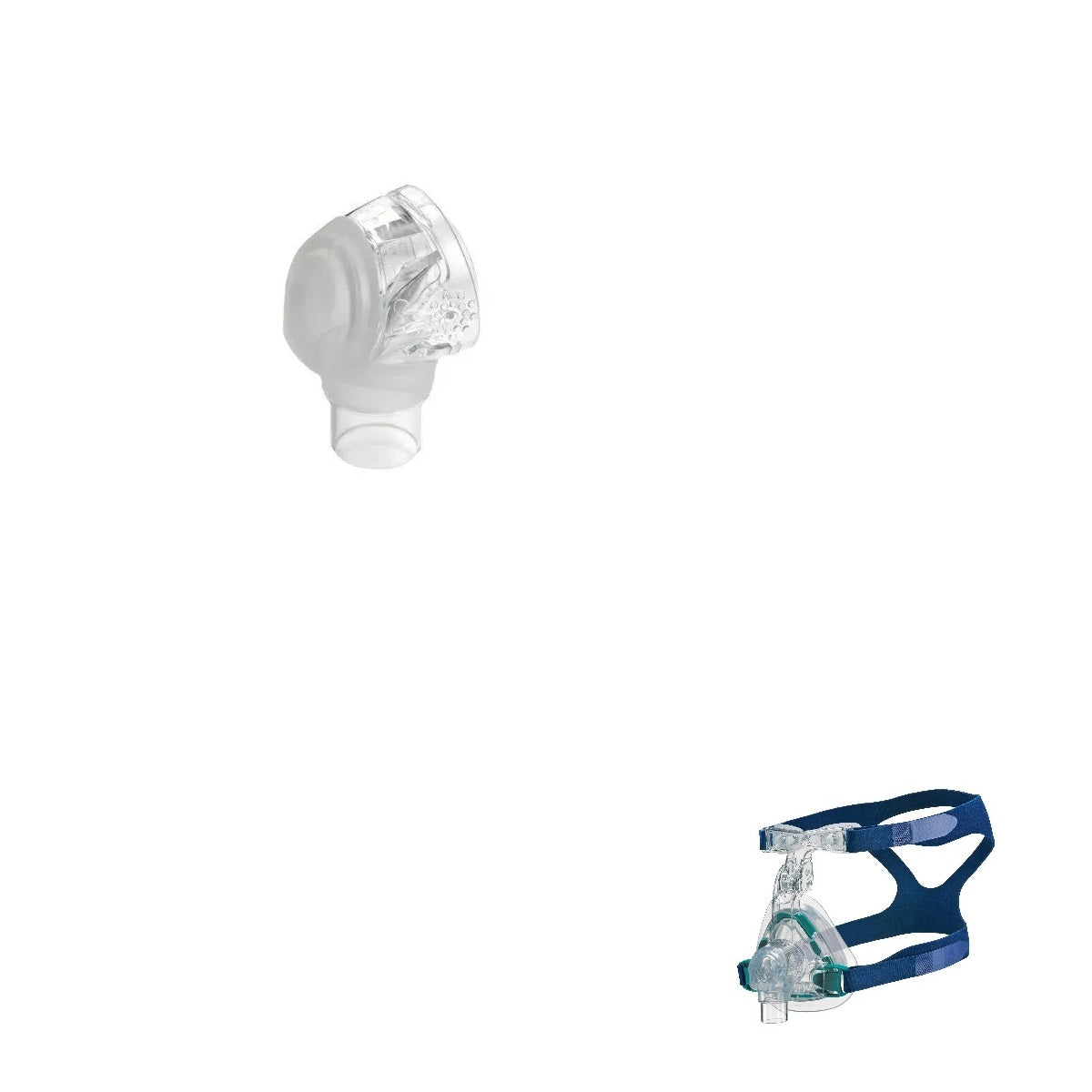 Stock Image of Replacement  ResMed Mirage Activa Elbow Assembly