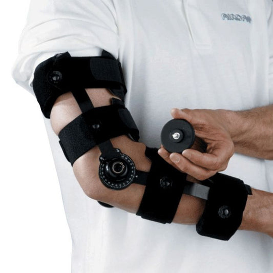 Stock Image of AirCast Mayo Clinic Elbow Brace - Right Arm