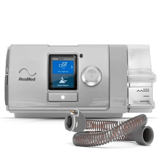 Stock Image of ResMed AirCurve 10 S i-Level CPAP Machine W/ ClimateLine Heated Tubing 