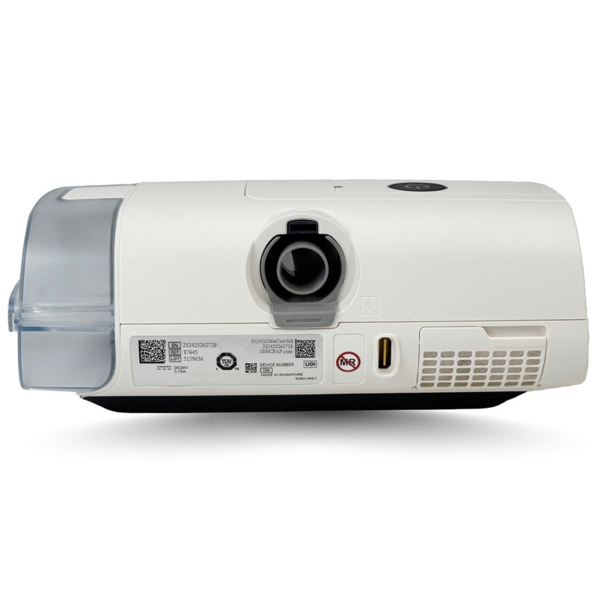 Rear View of ResMed AirCurve 11 ASV CPAP Machine 