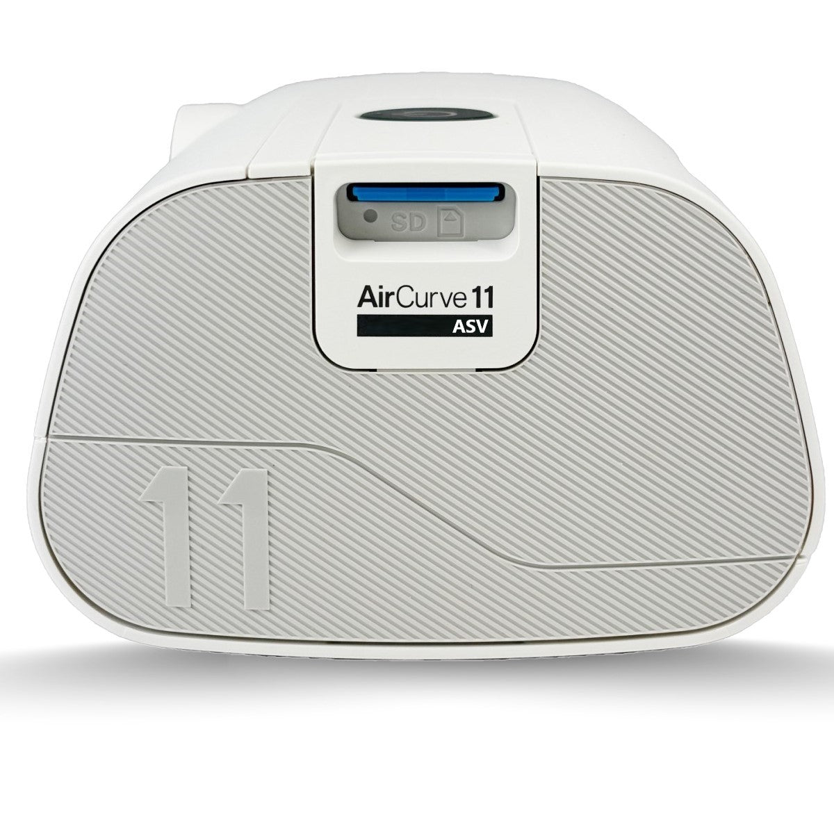 Side View of ResMed AirCurve 11 ASV CPAP Machine 