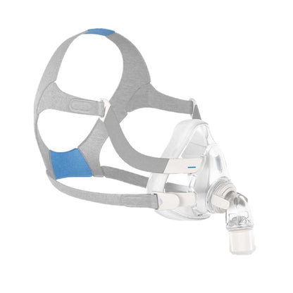 Stock Angled Image of ResMed AirFit F20 Full Face CPAP Mask W/ Headgear 