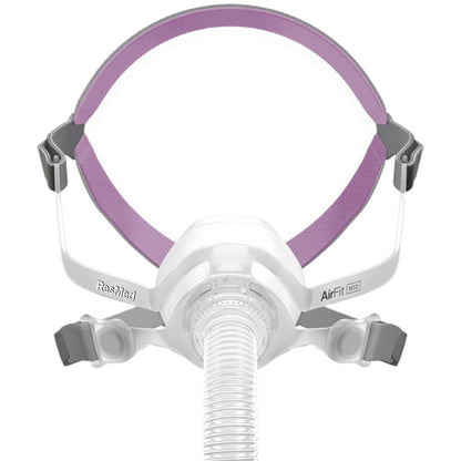 Stock photo of ResMed AirFit N10 for Her nasal CPAP mask with headgear