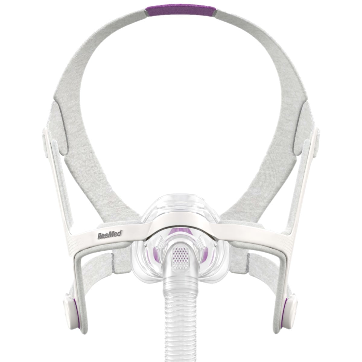 Stock photo of ResMed AirFit N20 for Her nasal CPAP mask with headgear