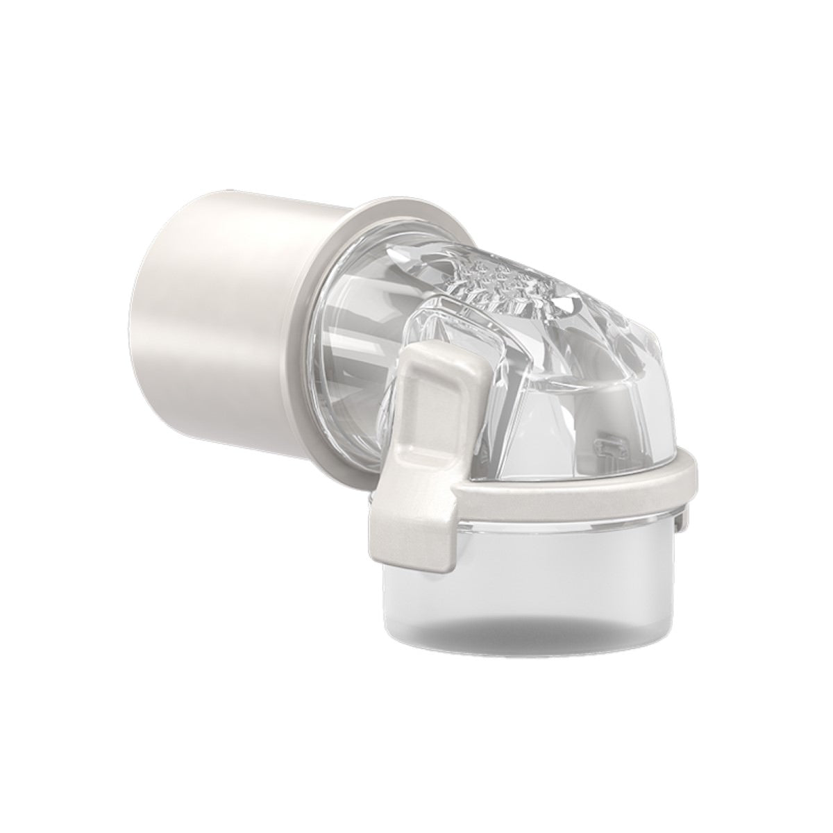 Stock Image of Replacement Mask Elbow for ResMed AirFit P30i Nasal Pillow CPAP Mask