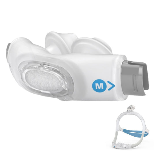 Stock Image of Replacement Nasal Pillow Cushion Size Medium for ResMed P30i Nasal Pillow CPAP Mask