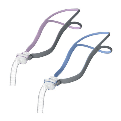 Floating Image of Both ResMed AirFit P10 and P10 For Her Nasal CPAP Masks W/ Headgear