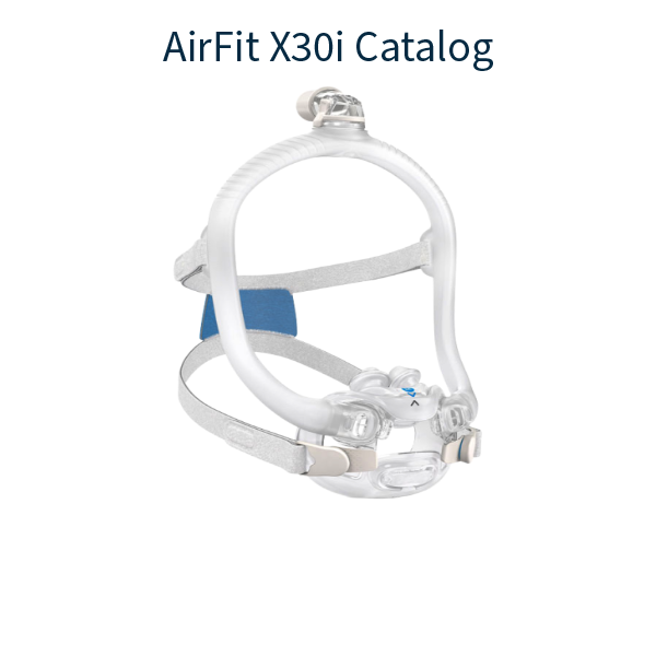 Stock Image of ResMed AirFit X30i Oral Nasal CPAP Mask Catalog Hero