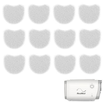 Stock photo of ResMed AirMini Travel CPAP Machine Disposable Fine Filters 12 Pack