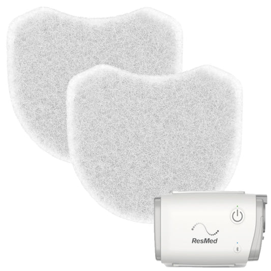 Stock photo of ResMed AirMini Travel CPAP Machine Disposable Fine Filters 2 Pack