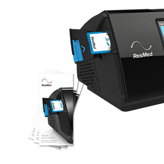 Stock Image of ResMed AirSense 10 SD Card W/ Protective Folder 