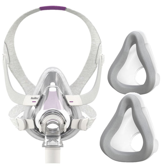 Stock photo of ResMed AirTouch F20 for Her full face CPAP mask starter pack