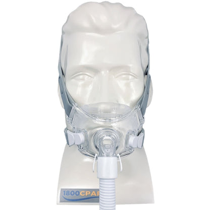 Stock photo of Philips Respironics Amara View full face CPAP mask with headgear