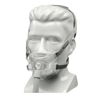 Stock photo of Philips Respironics Amara View full face CPAP mask with headgear