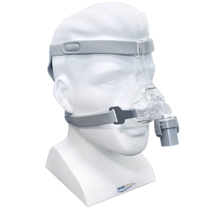 Stock photo of Yuwell AmeriFlex nasal CPAP mask with headgear
