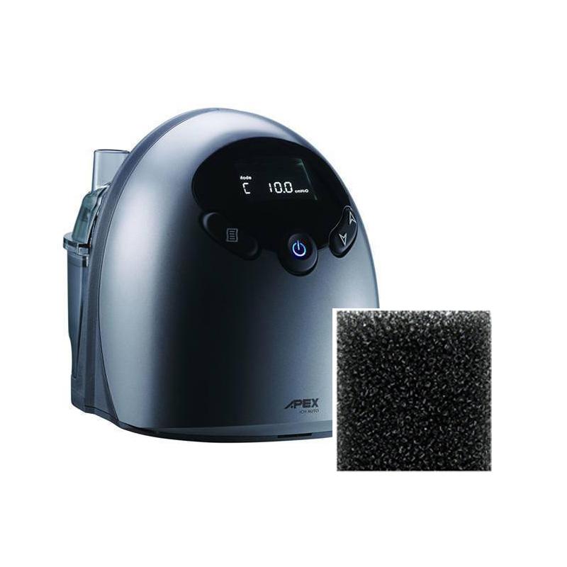Stock photo of Apex Medical iCH/ZZZ-PAP CPAP Machine and Foam Filter