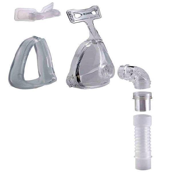Stock photo of Apex Medical Wizard 210 nasal CPAP mask components
