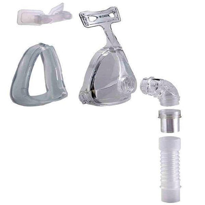 Stock photo of Apex Medical Wizard 210 nasal CPAP mask components