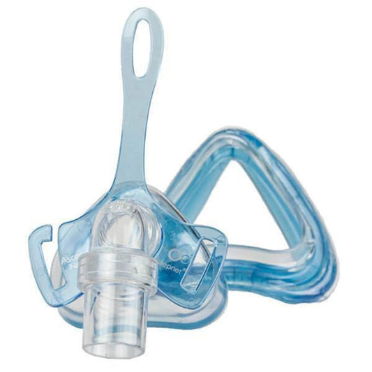 Stock photo of SleepNet Ascend nasal CPAP mask and cushion