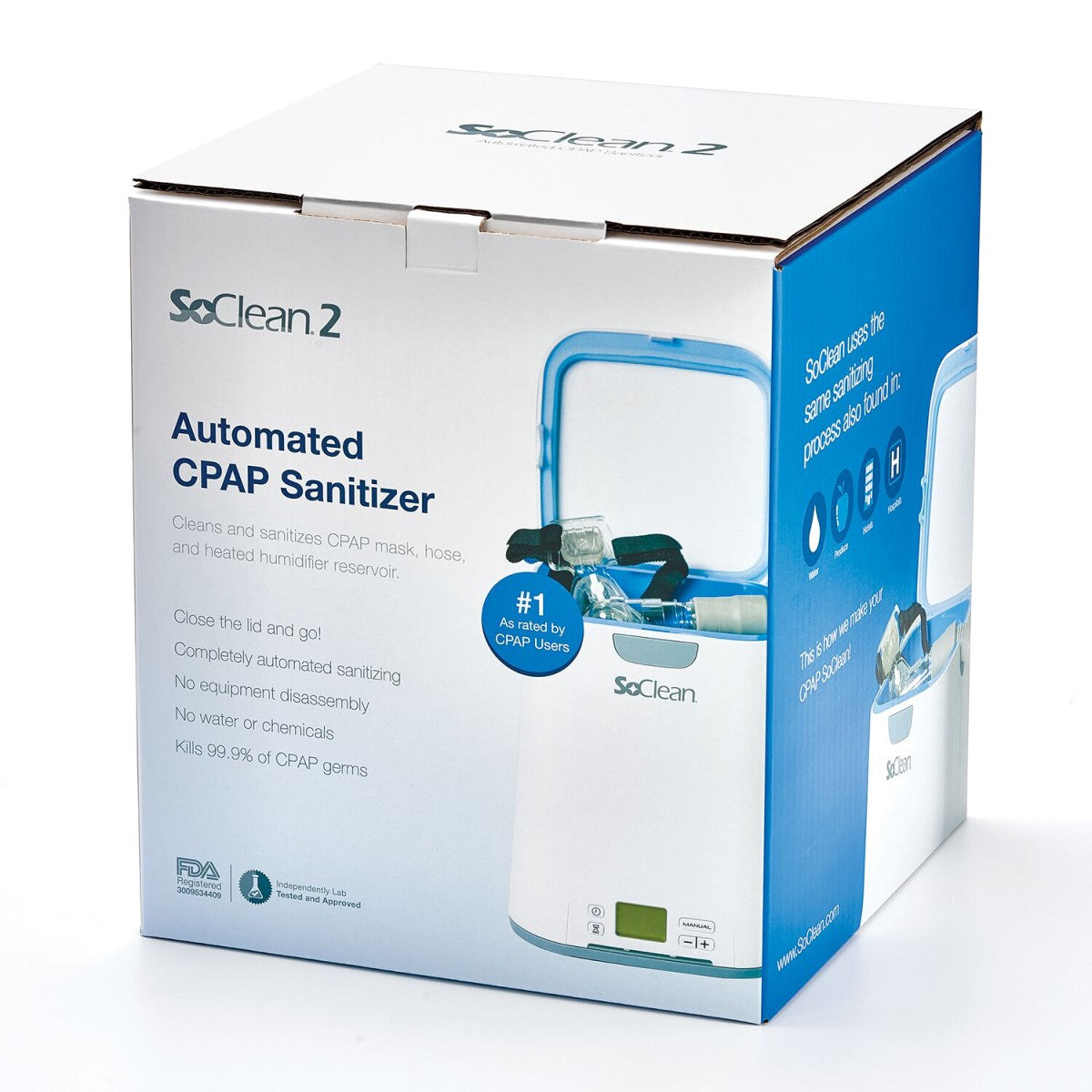 Stock photo of SoClean 2 CPAP Cleaner and Sanitizer