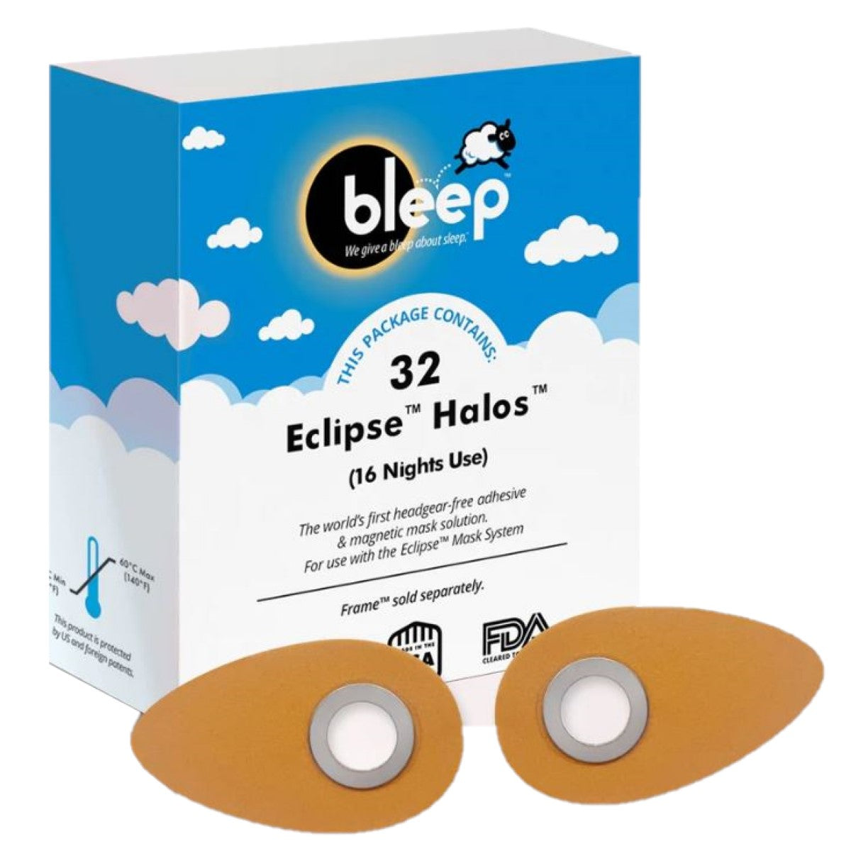 Stock photo of Bleep Eclipse Halos Replacement CPAP Patches