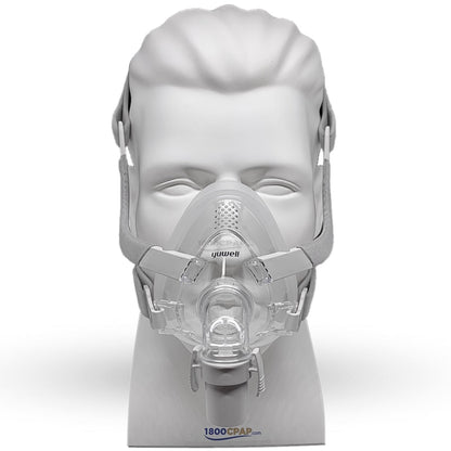 Stock photo of Yuwell BreathWear full face CPAP mask with headgear