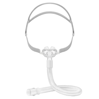 Stock photo of Yuwell BreathWear nasal pillow CPAP mask with headgear