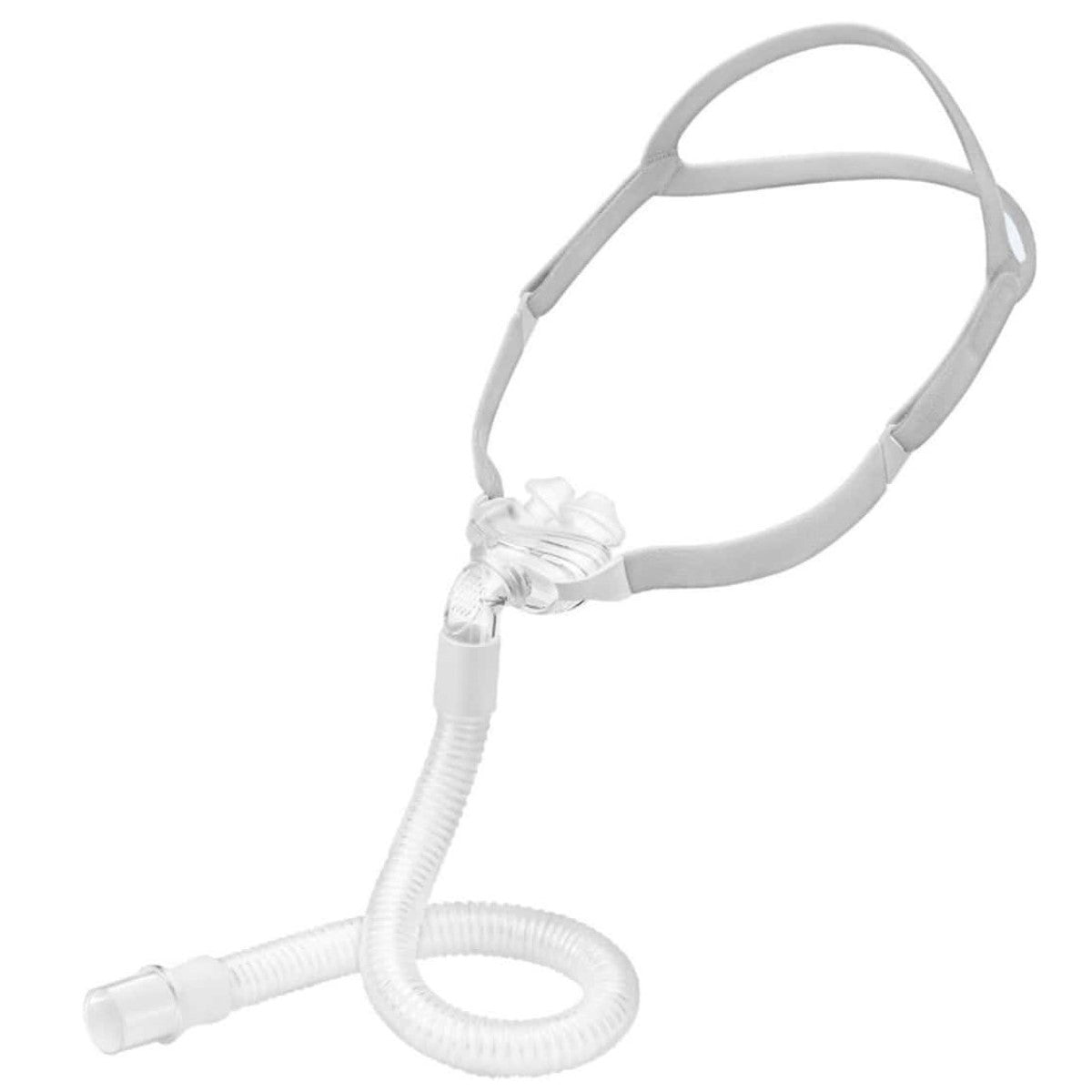 Stock photo of Yuwell BreathWear nasal pillow CPAP mask with headgear