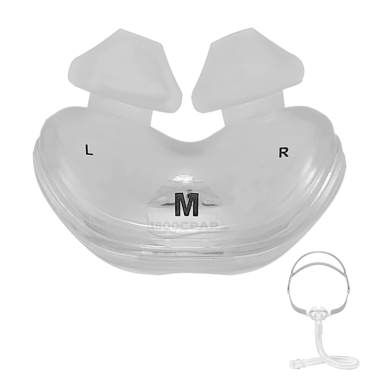 Stock photo of Yuwell BreathWear Nasal Pillow CPAP Mask Medium Cushion Seal