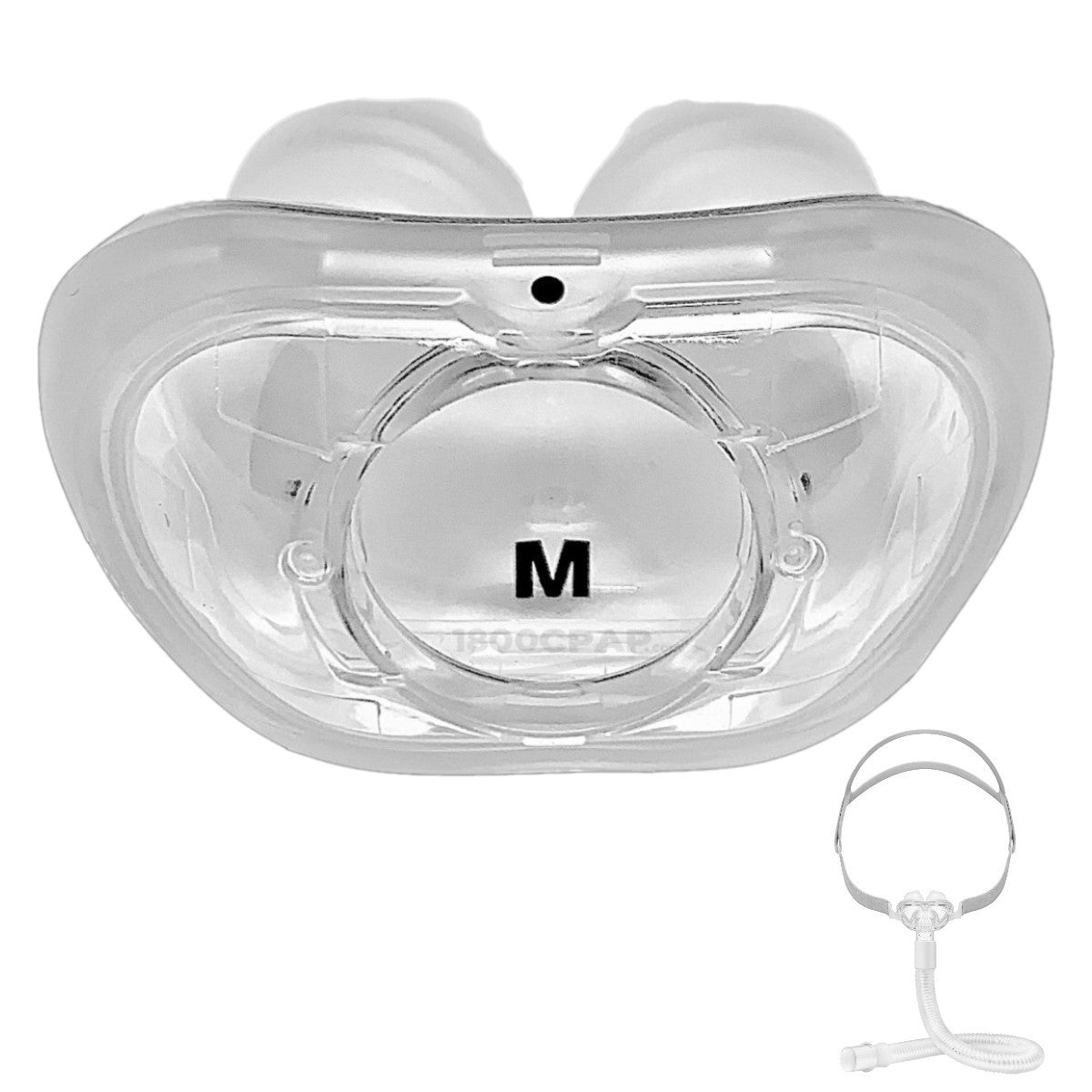 Stock photo of Yuwell BreathWear nasal pillow CPAP mask cushion