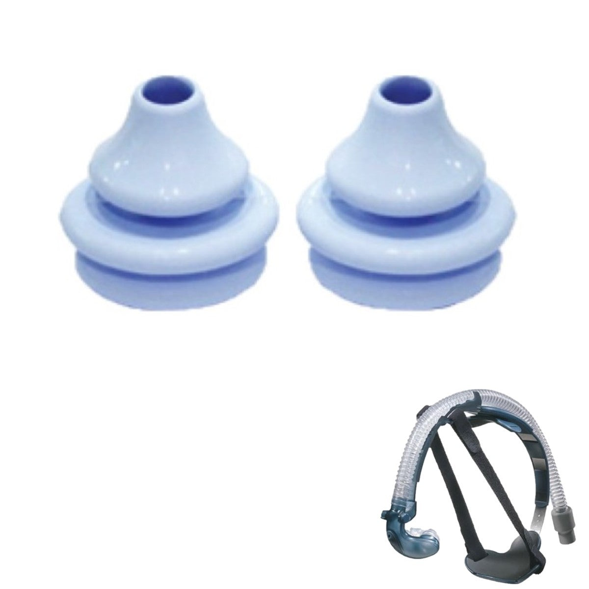Stock photo of Puritan Bennett Breeze Nasal Pillow Dilator Blue Cushion