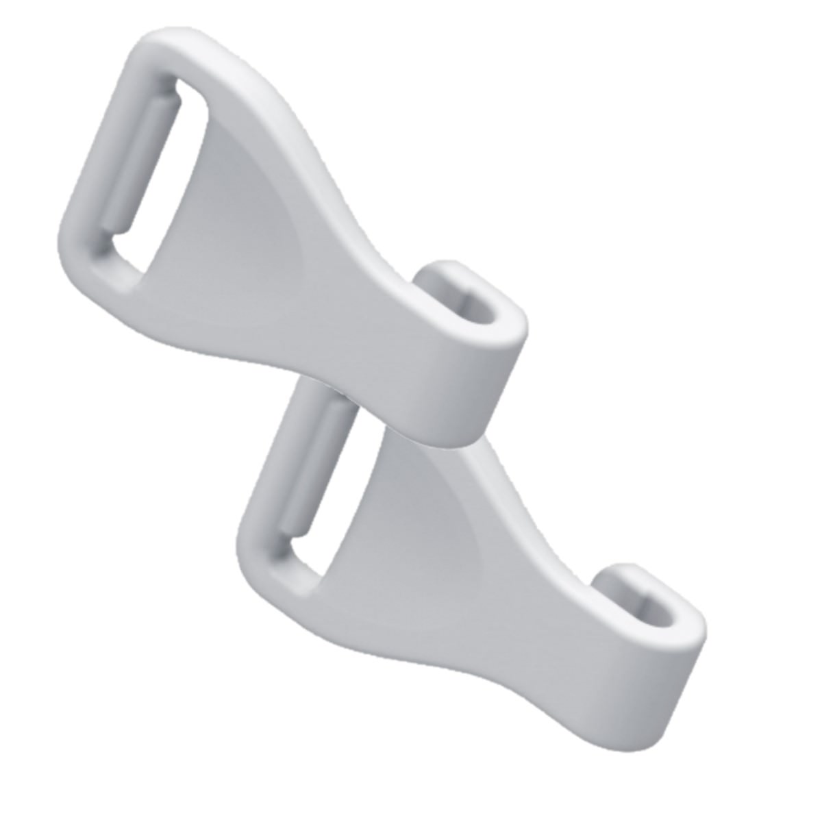 Stock photo of Fisher & Paykel Brevida nasal pillow CPAP mask headgear clips