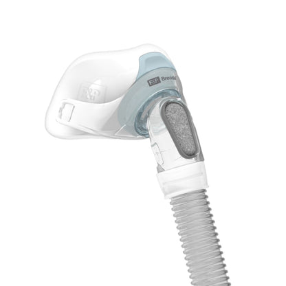 Stock photo of Fisher & Paykel Brevida nasal pillow CPAP mask without headgear
