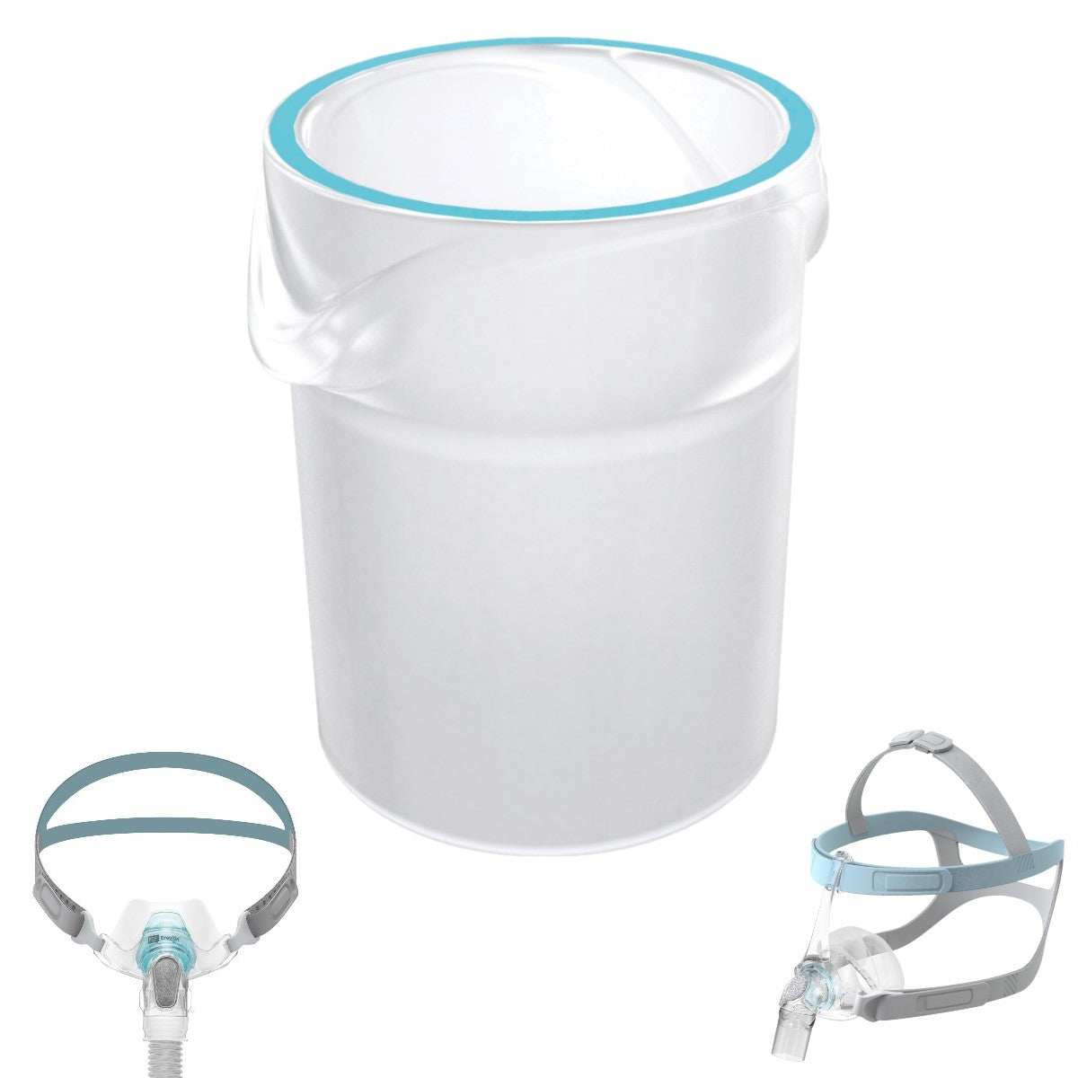 Stock photo of Fisher & Paykel Brevida nasal pillow CPAP mask swivel