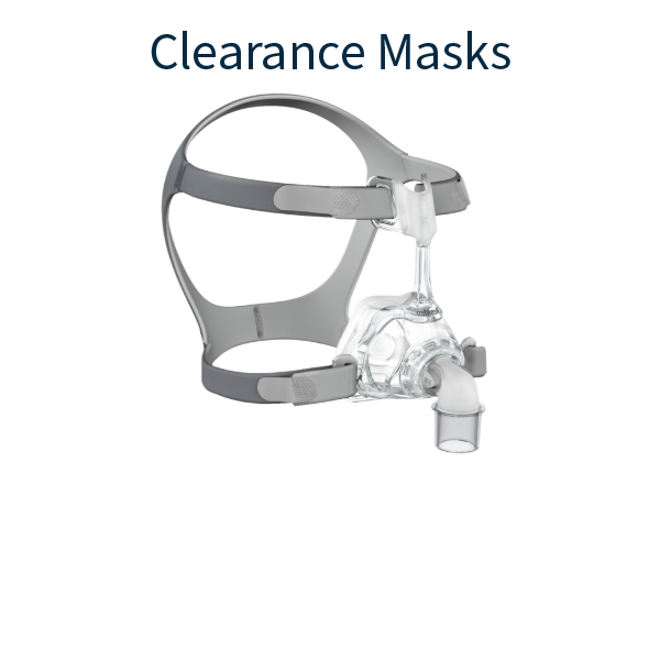 Stock Image of Clearance CPAP Masks Hero